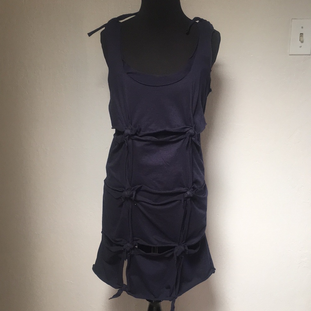 Alice + Olivia Scoop Knotted Dress, Small